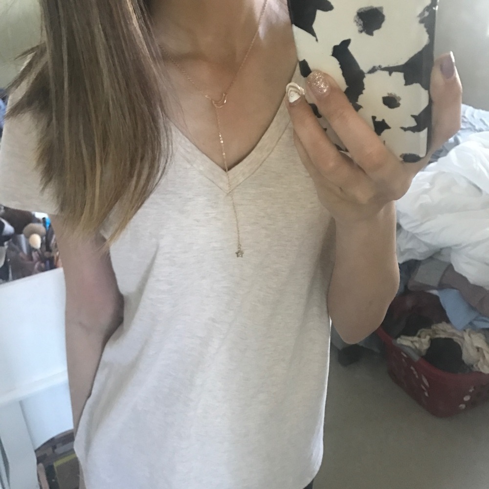 Moon and Star Lariat Necklace - Picture 4 of 4